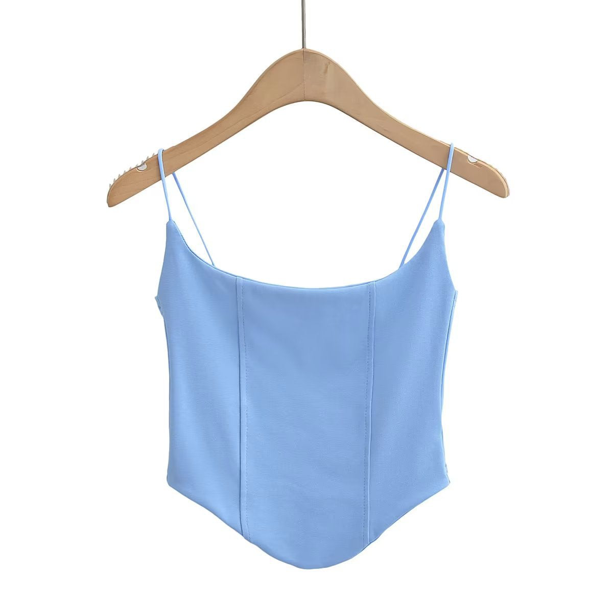 Lmitation fishbone camisole with bottoming top