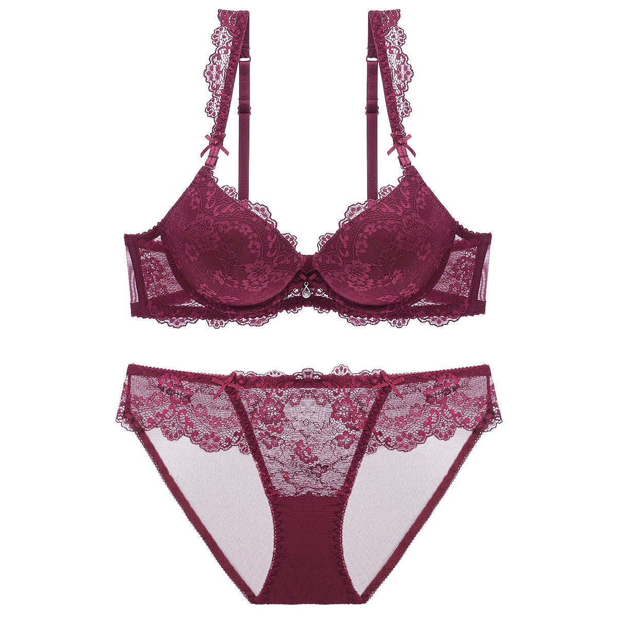New lingerie set push up lace bra
