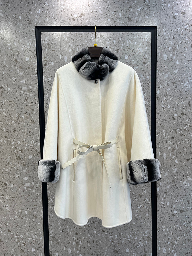 Cashmere Cape Rabbit Fur