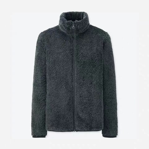 Long sleeve plush coat