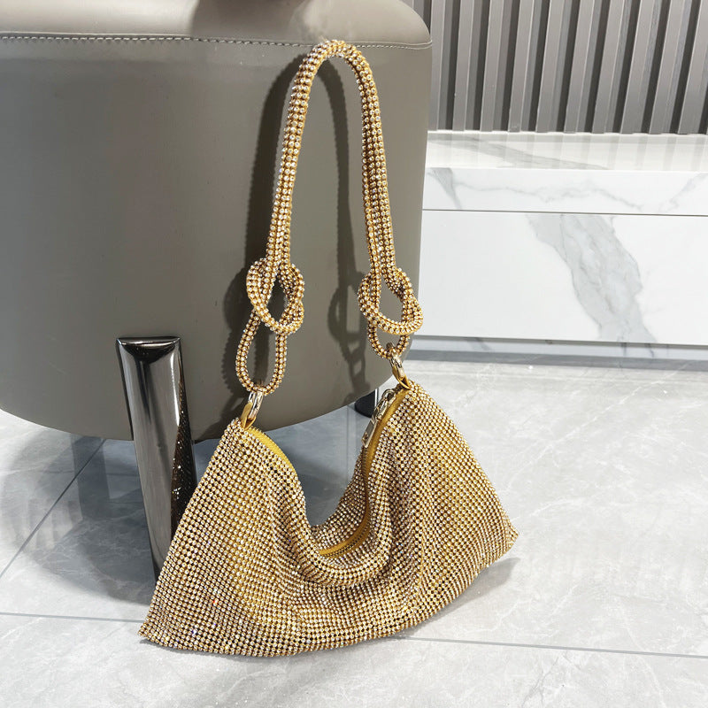 Rhinestone armband diamond handbag