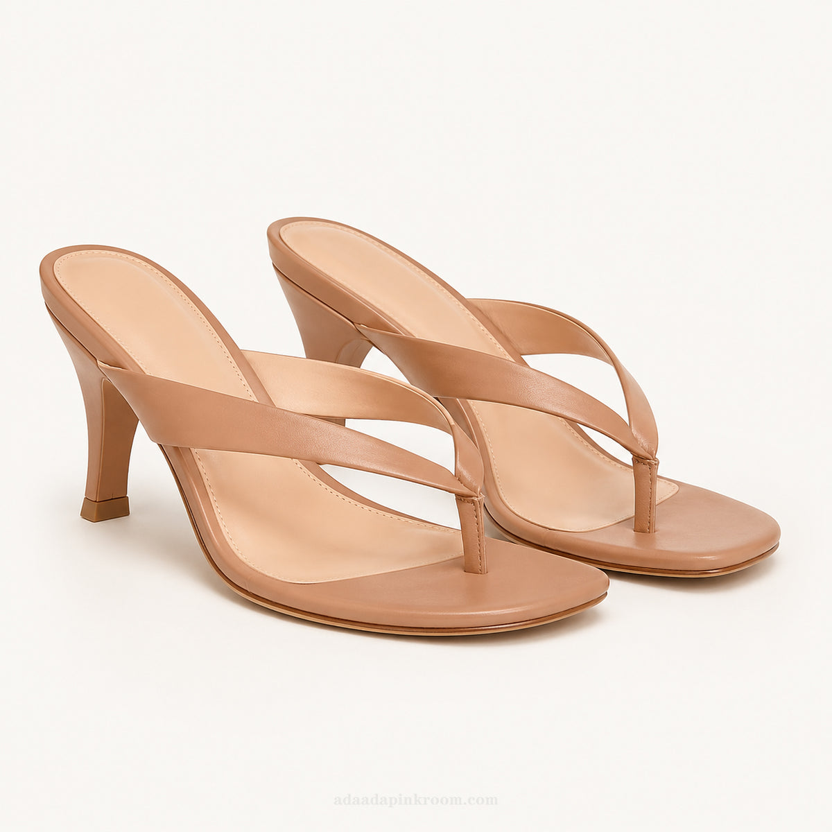 Heeled Thong Sandals