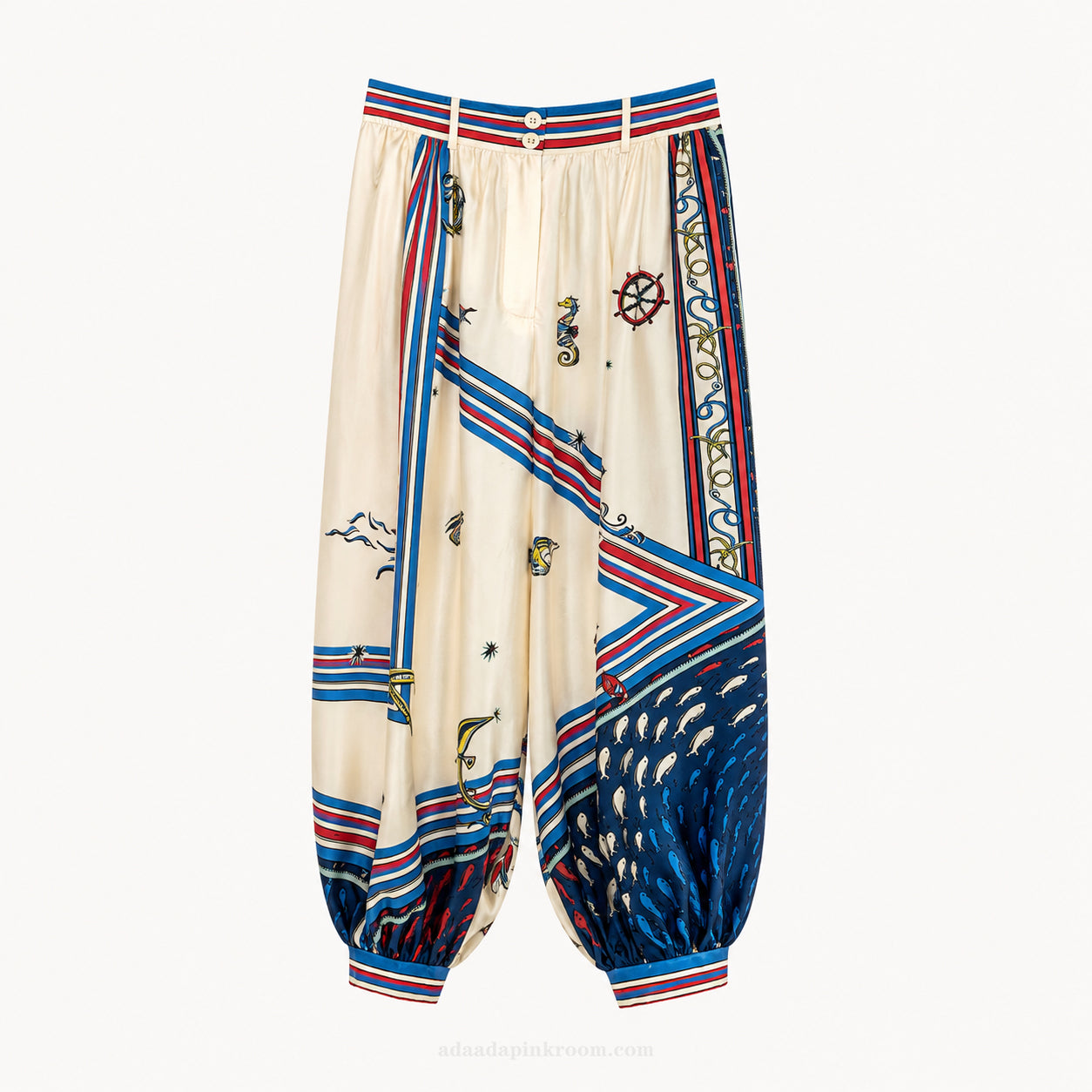 Printed Balloon Trousers
