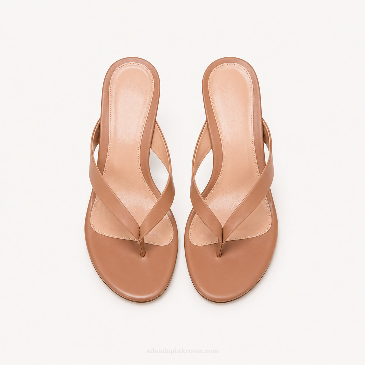 Heeled Thong Sandals