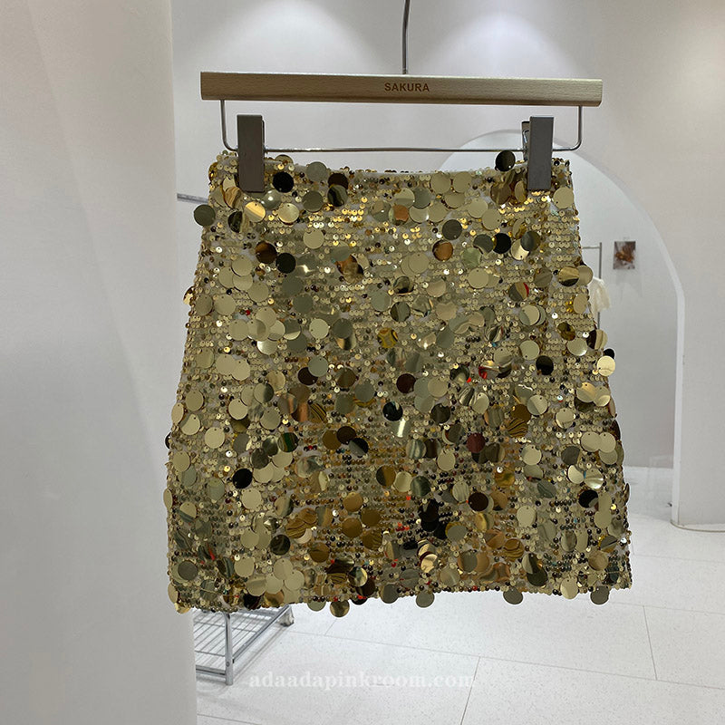 Sequined skirt