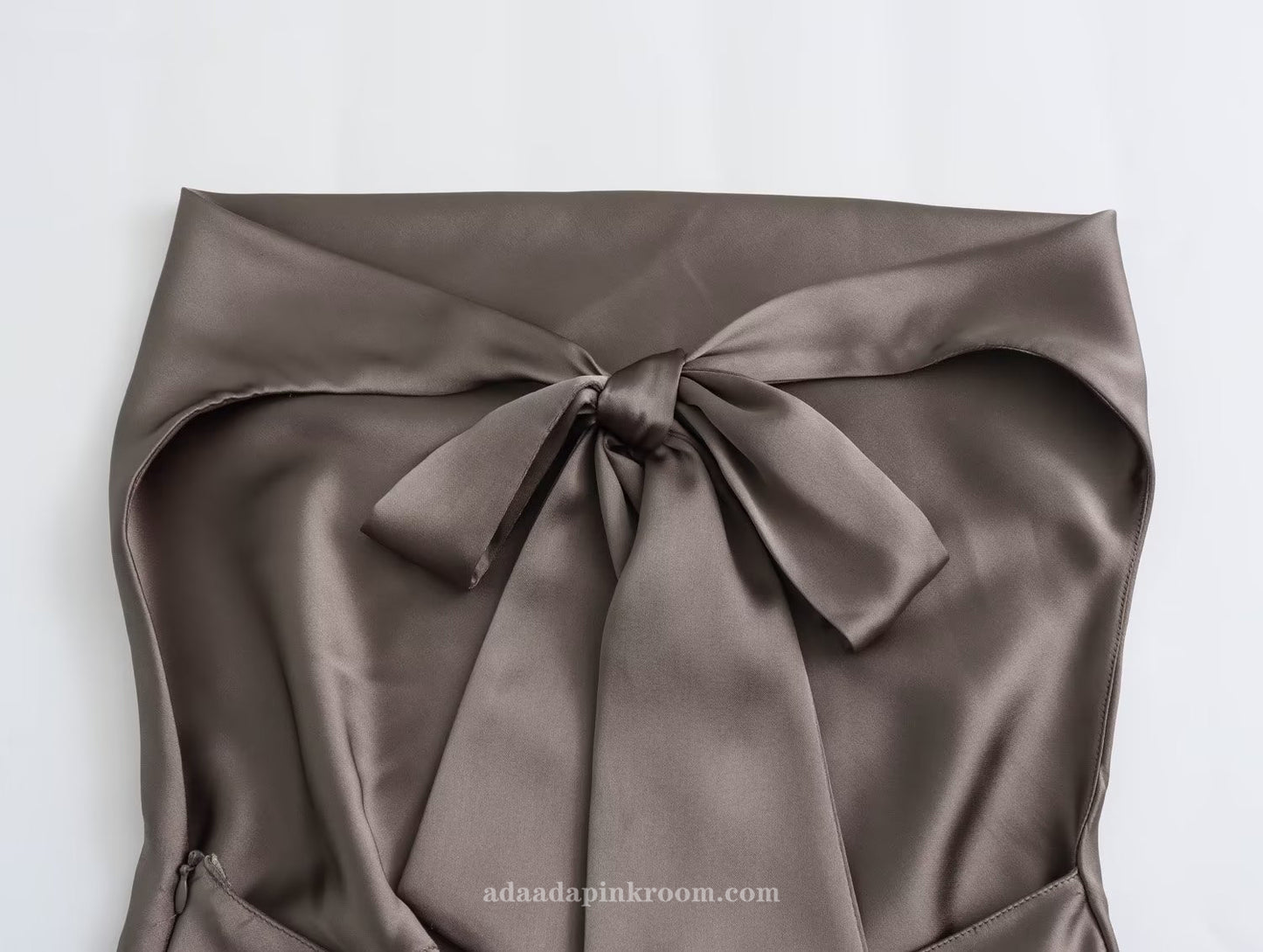 Satin halterneck top