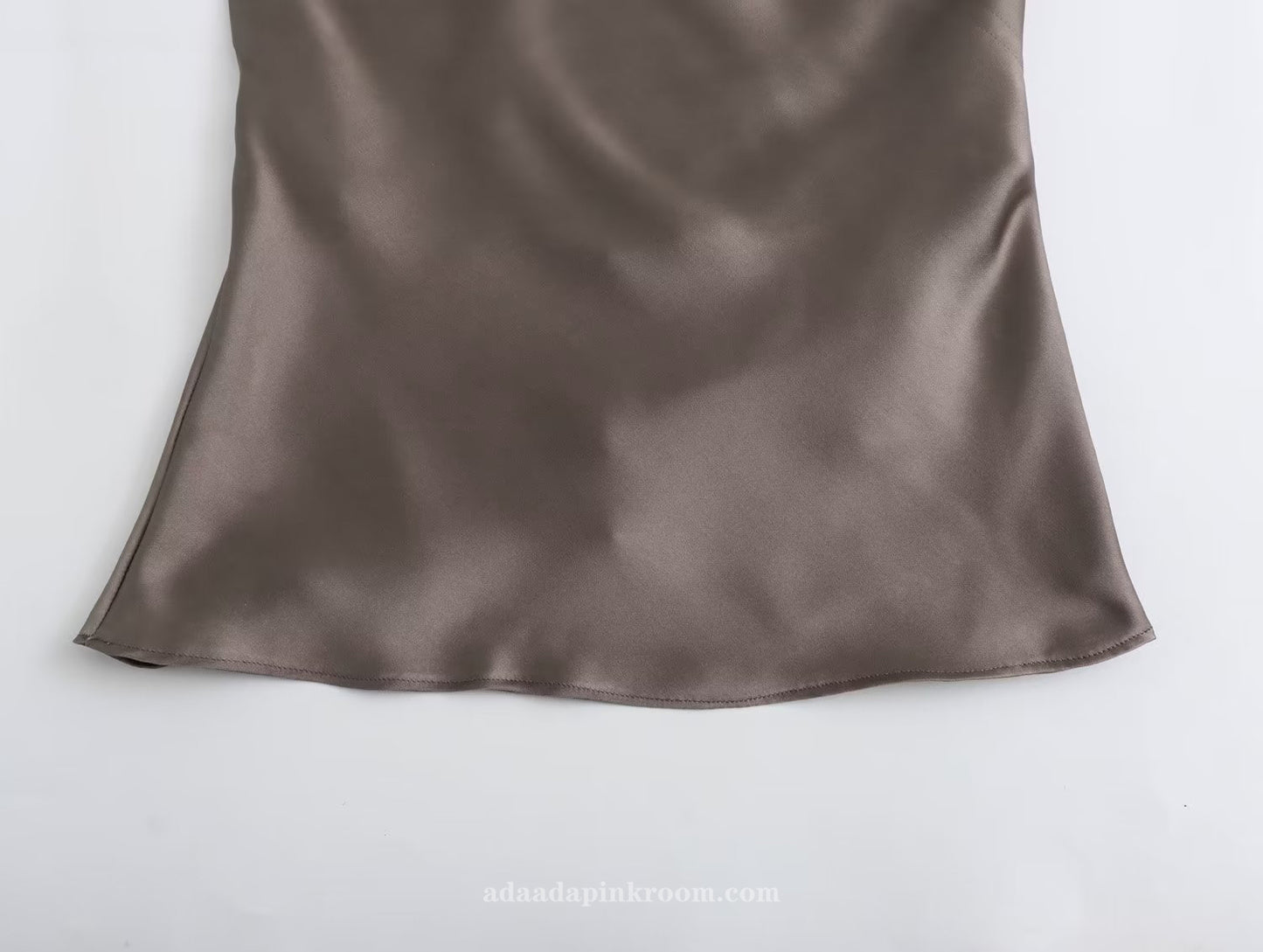 Satin halterneck top