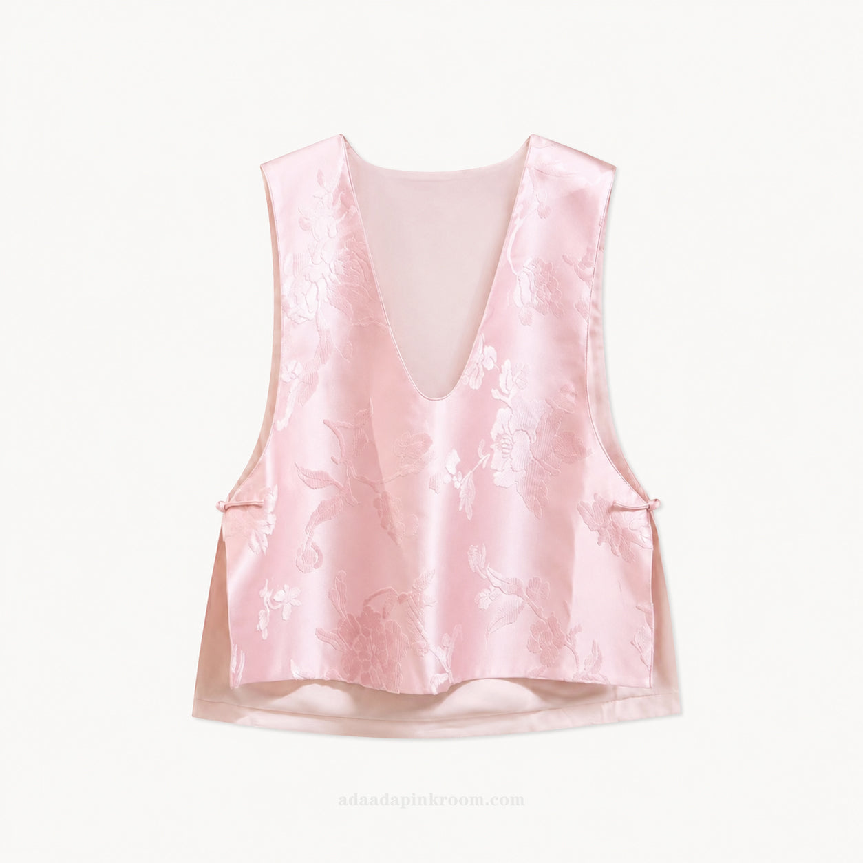SILK JACQUARD VEST