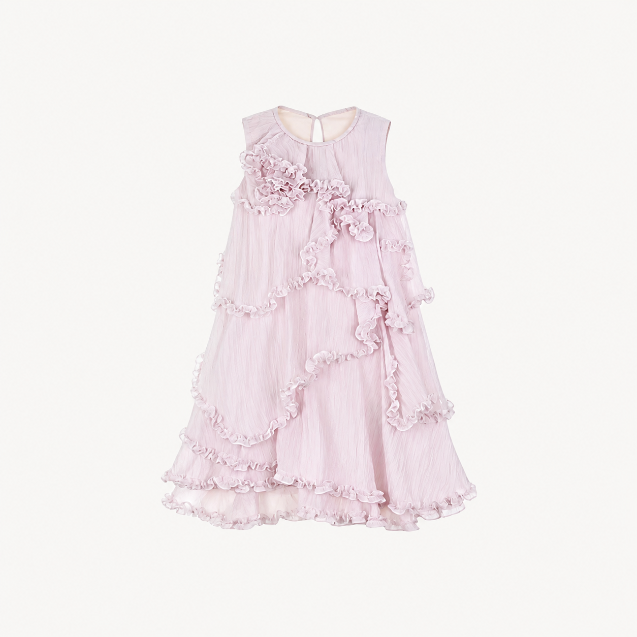 RUFFLED MINI DRESS