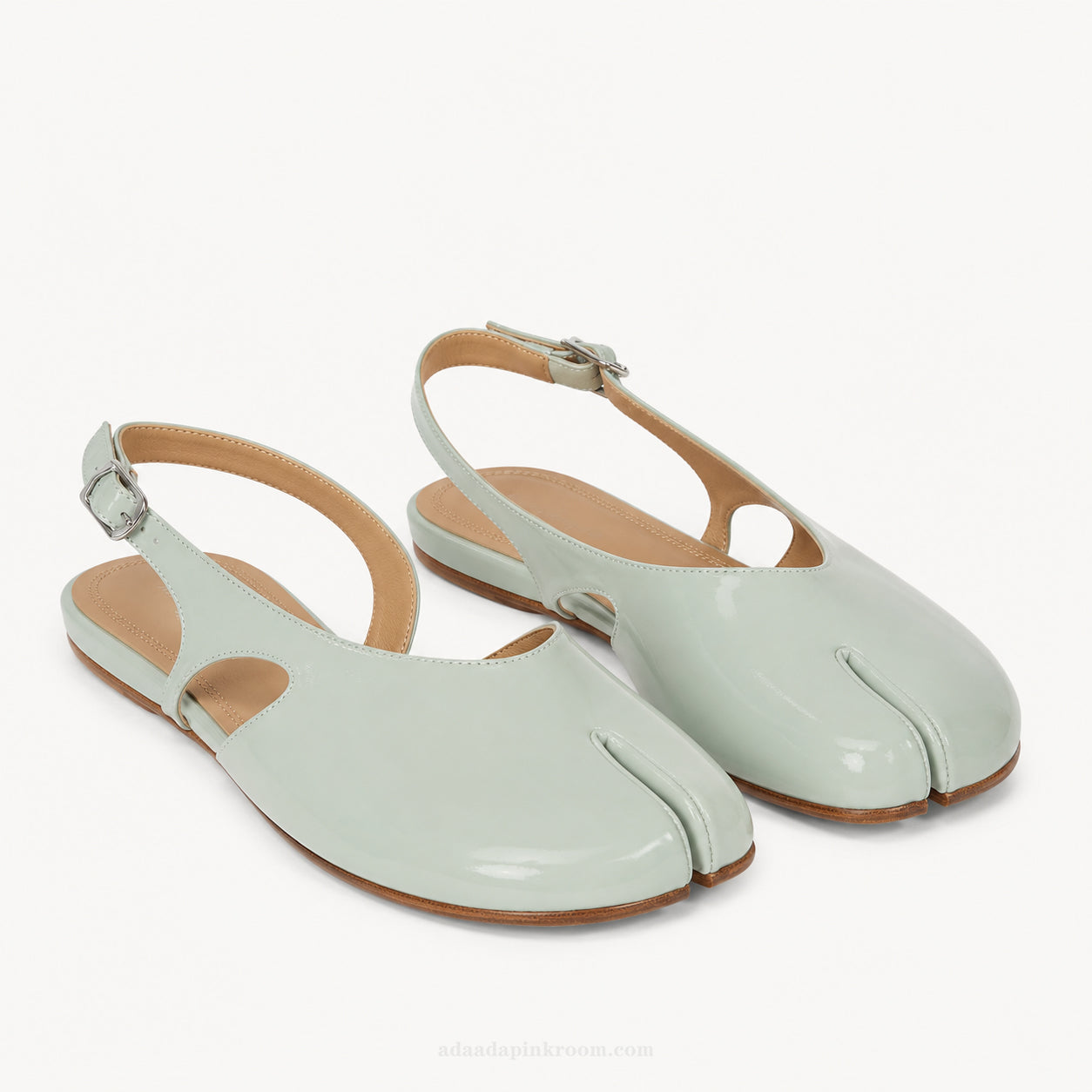 Split-Toe Slingback Flats