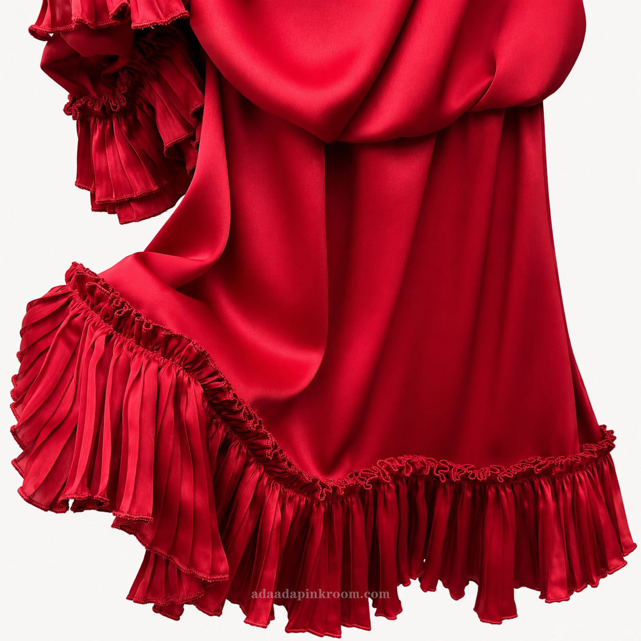 One-Shoulder Ruffled Mini Dress