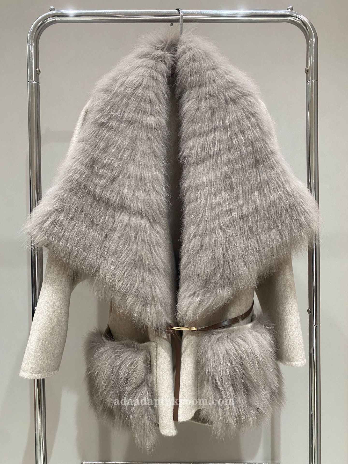 Fox fur coat