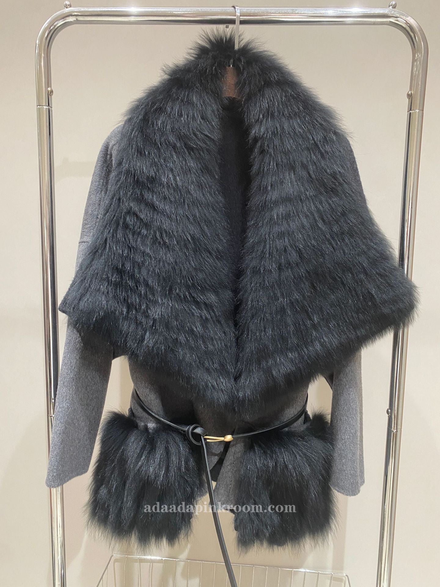 Fox fur coat