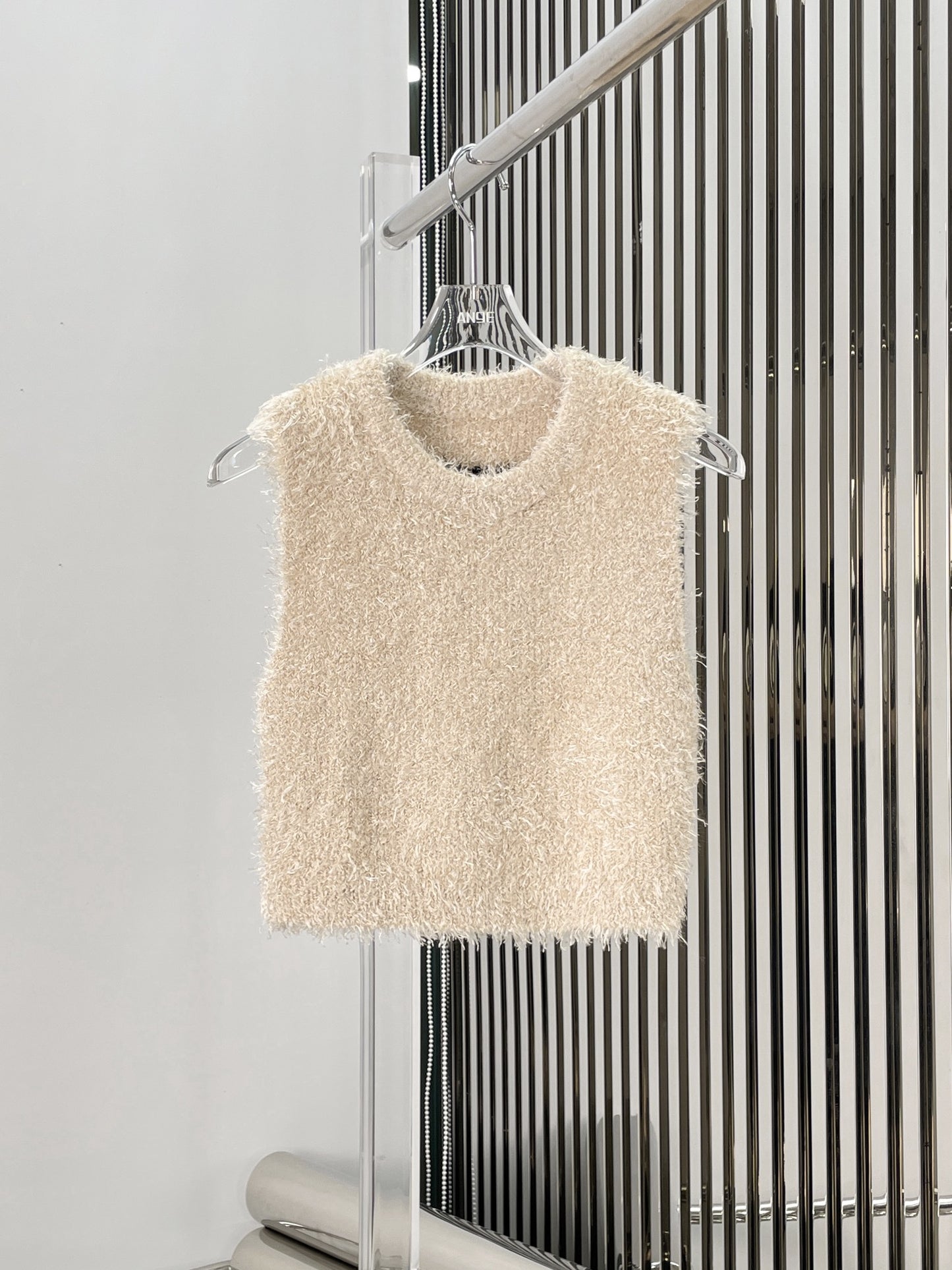 Little Moon Plush Knitted Vest
