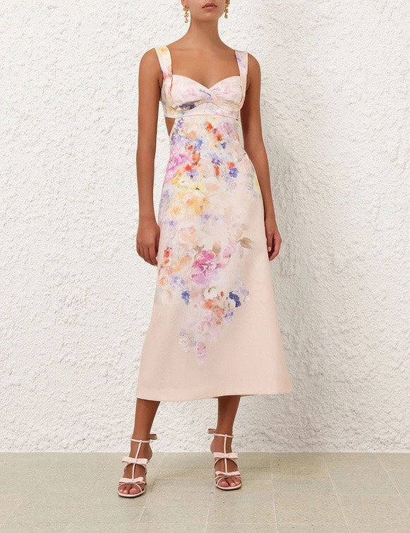 Floral colored dress