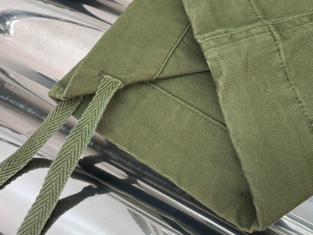 Green Distressed Overalls