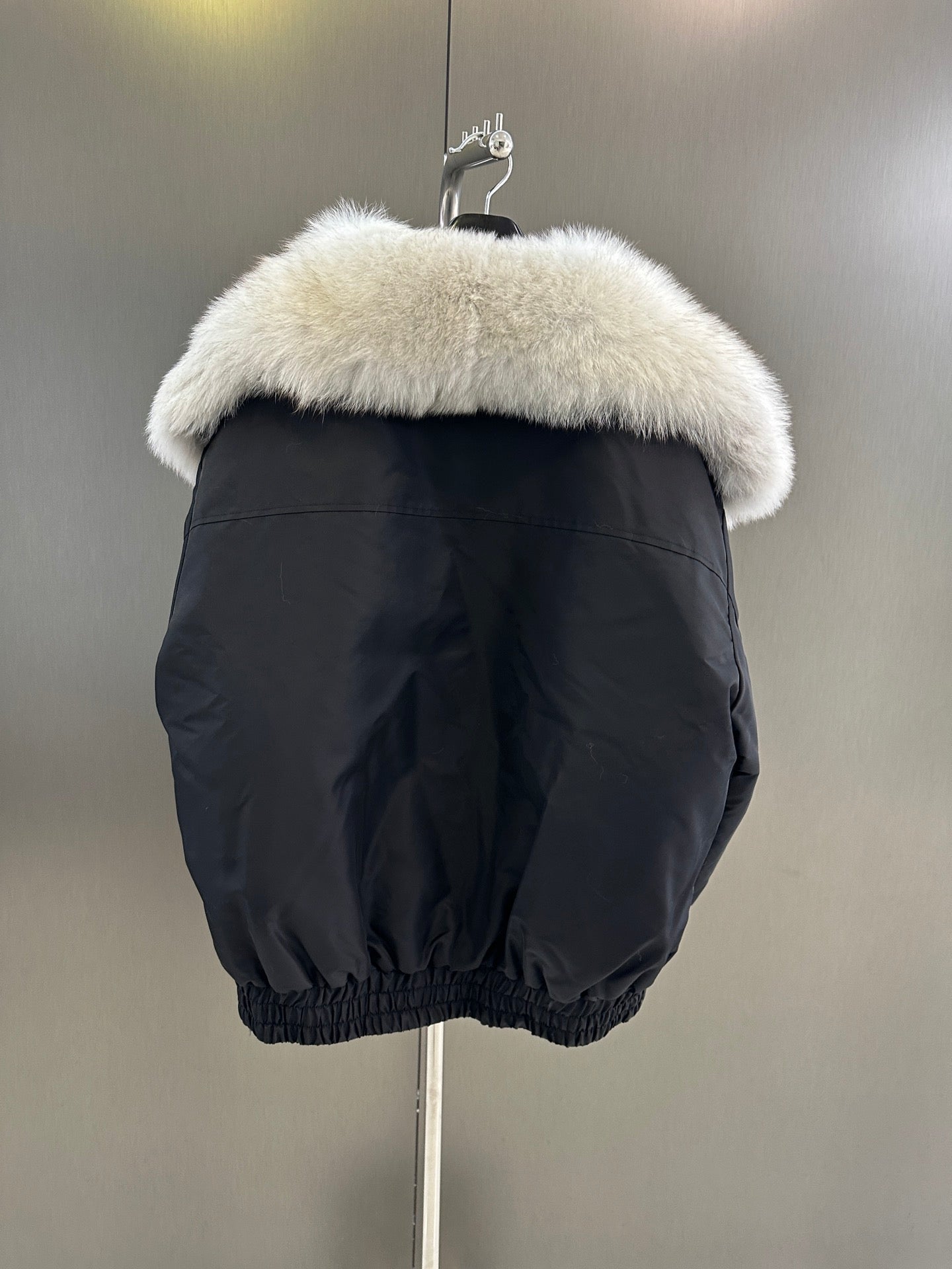 Fox fur collar jacket