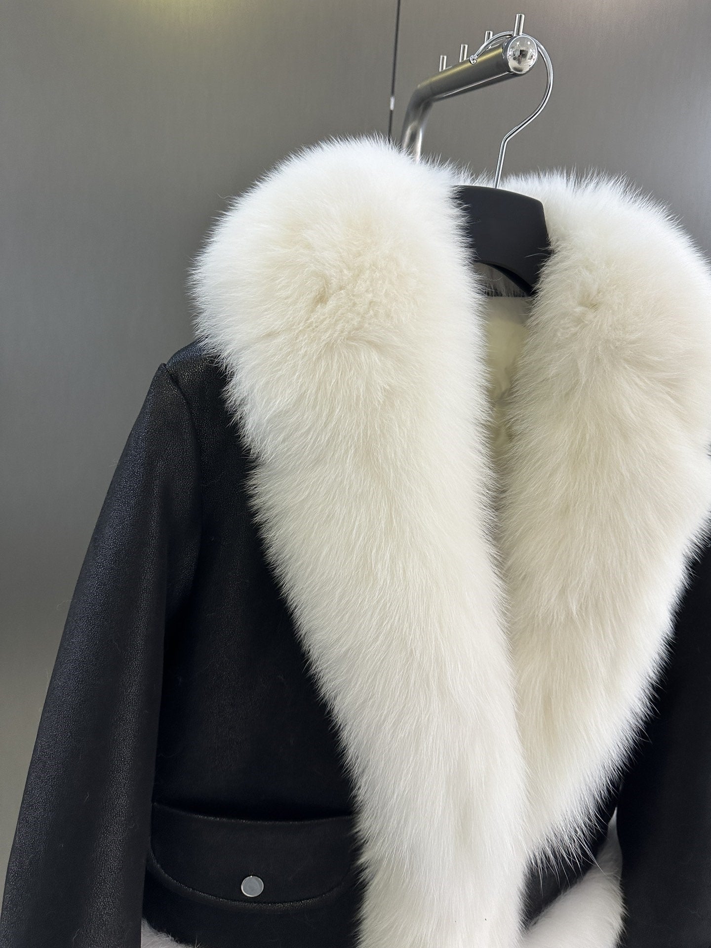 Fur collar jacket