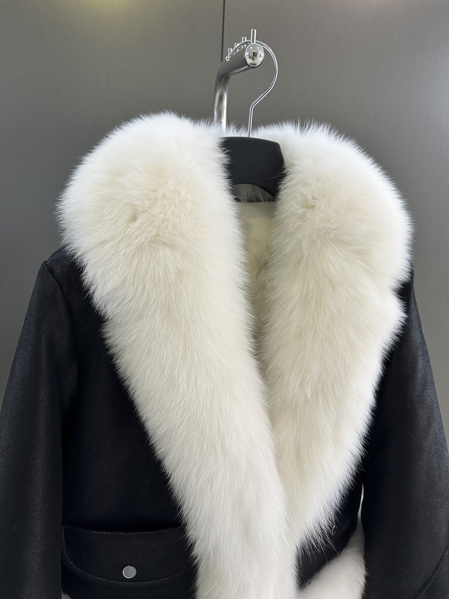 Fur collar jacket