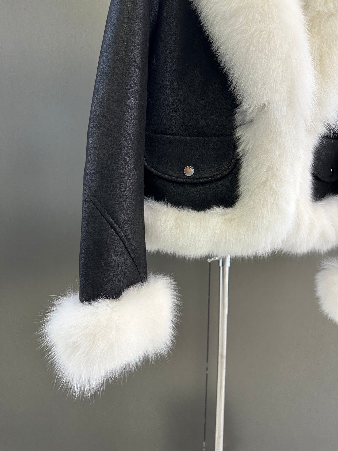 Fur collar jacket