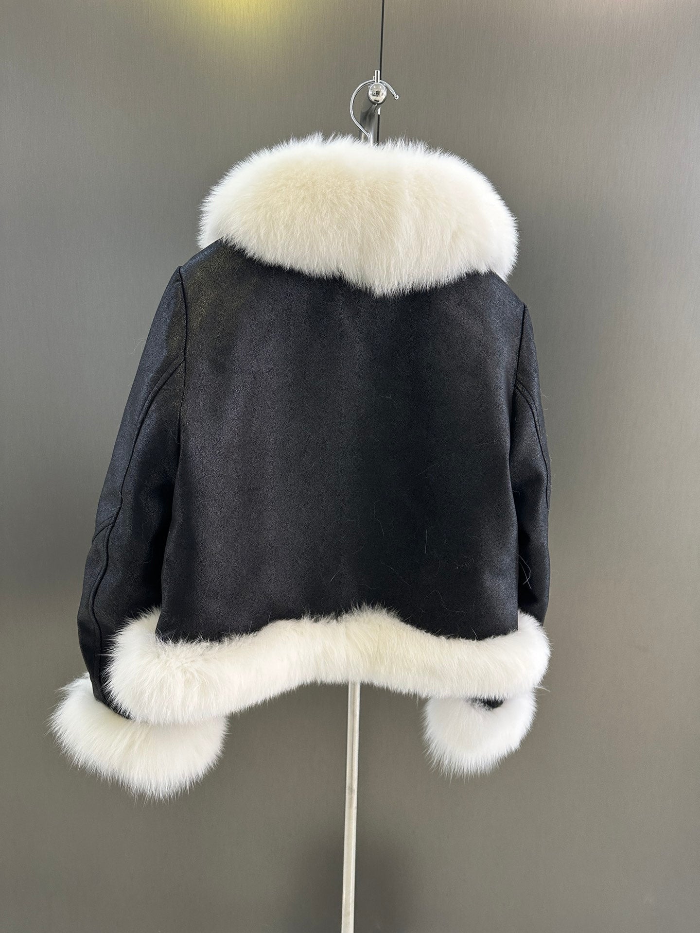 Fur collar jacket