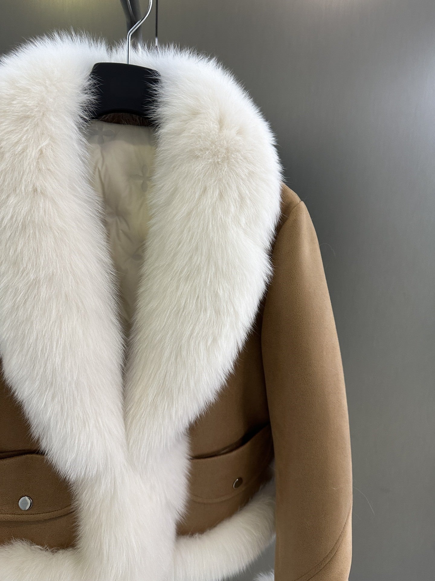Fur collar jacket