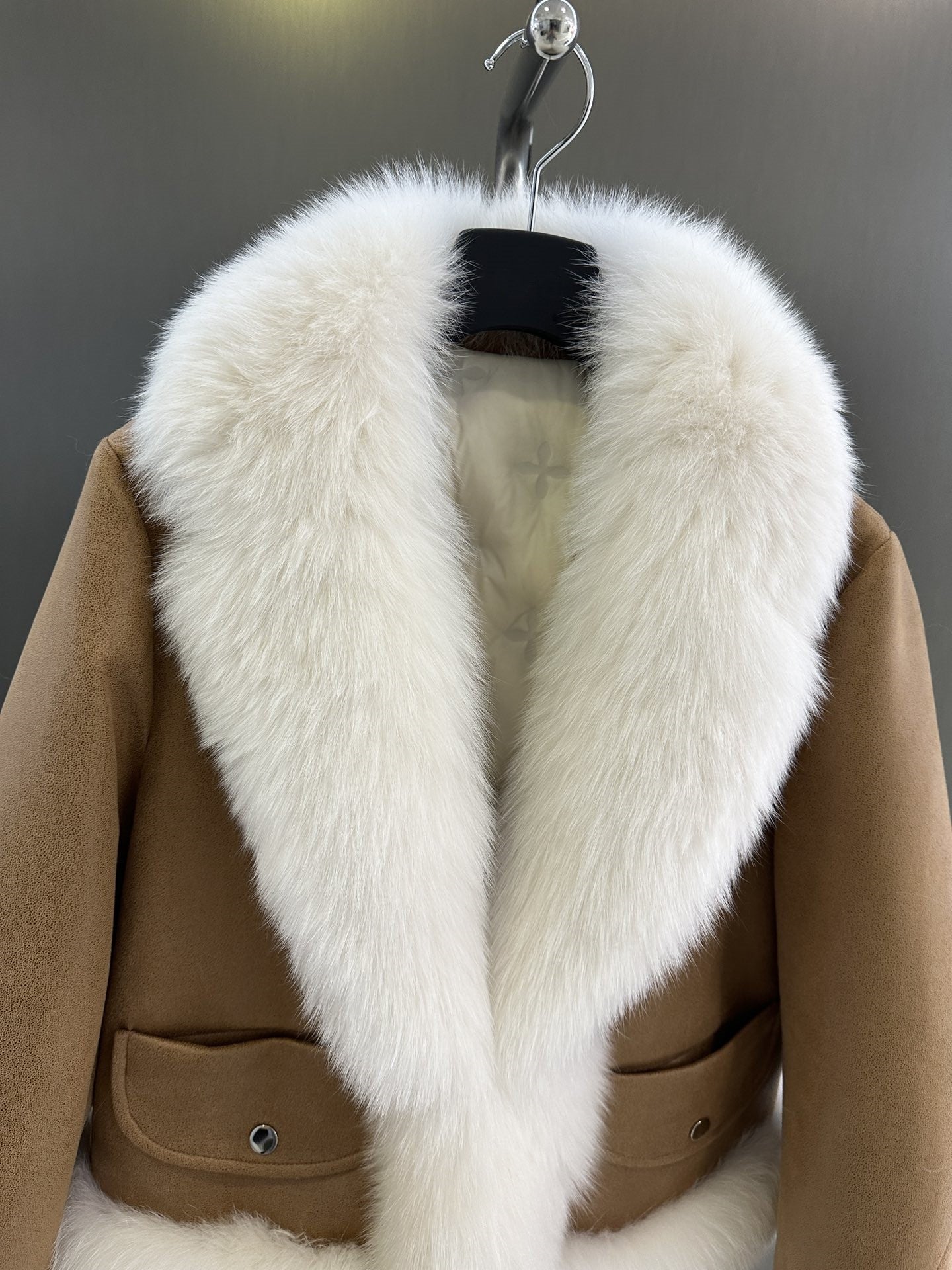 Fur collar jacket