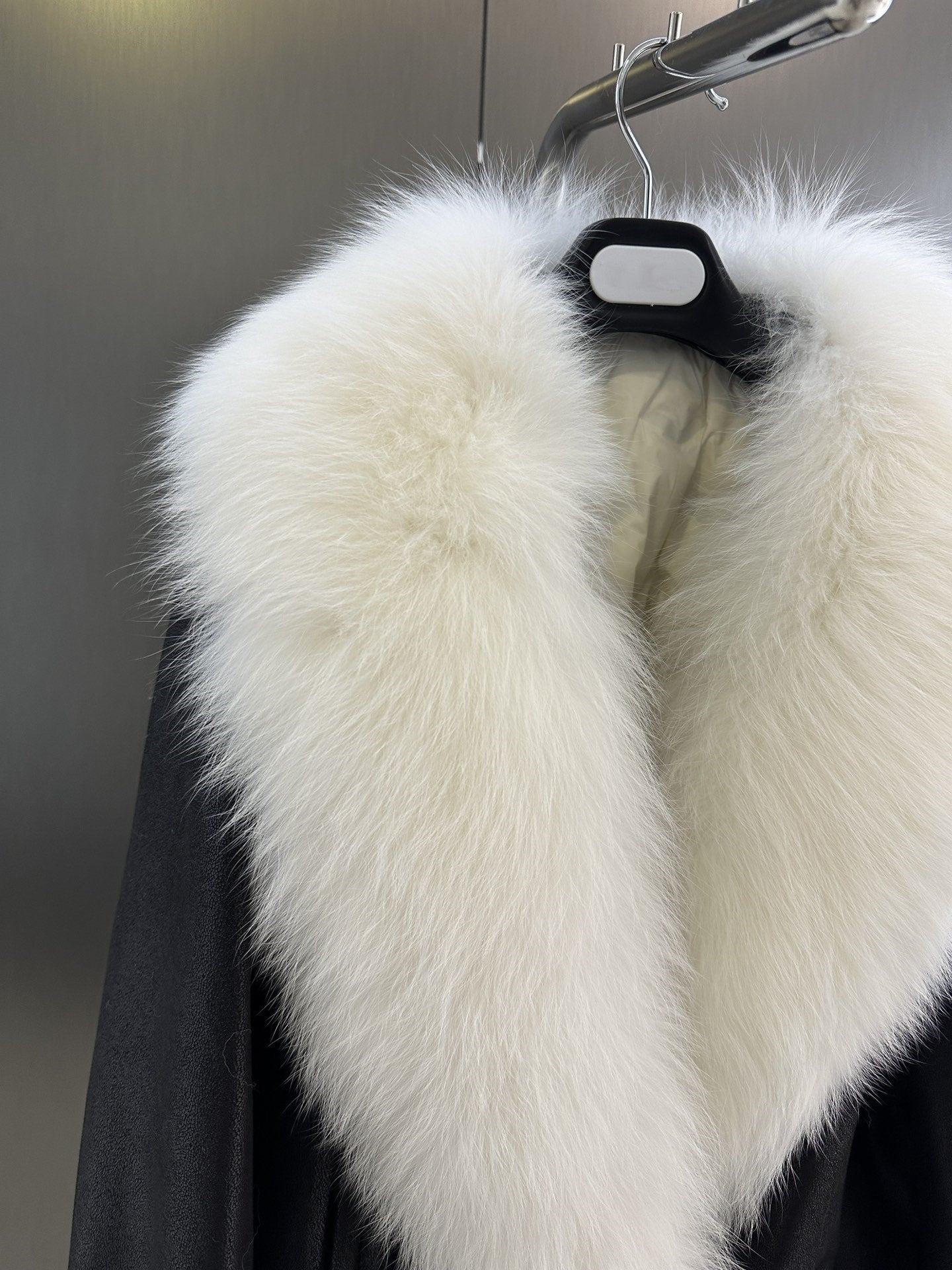 Fur collar thick jacket