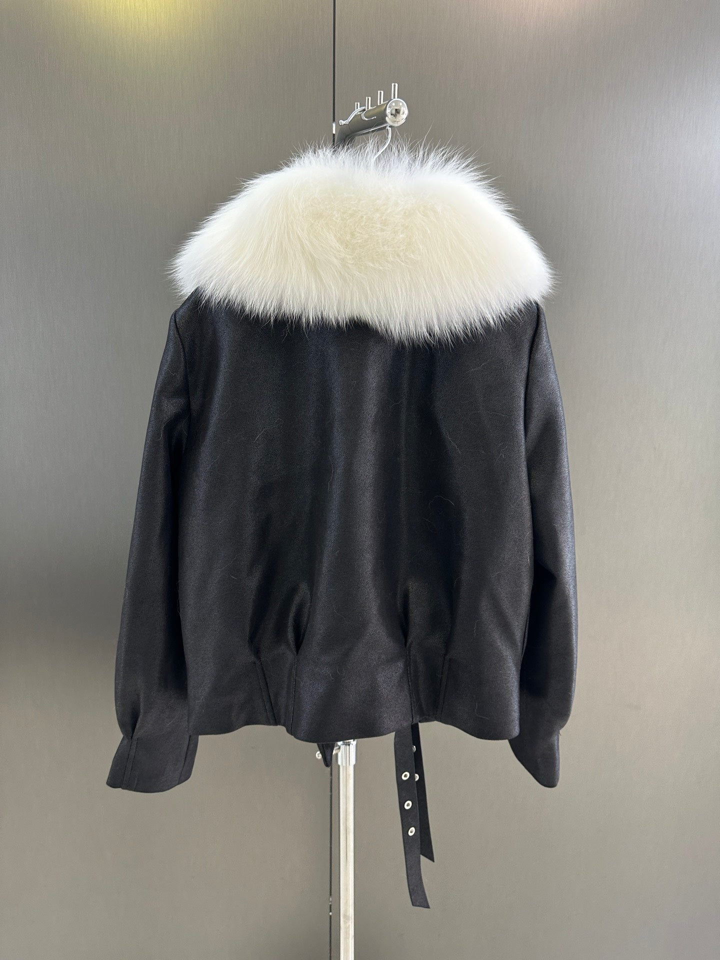 Fur collar thick jacket