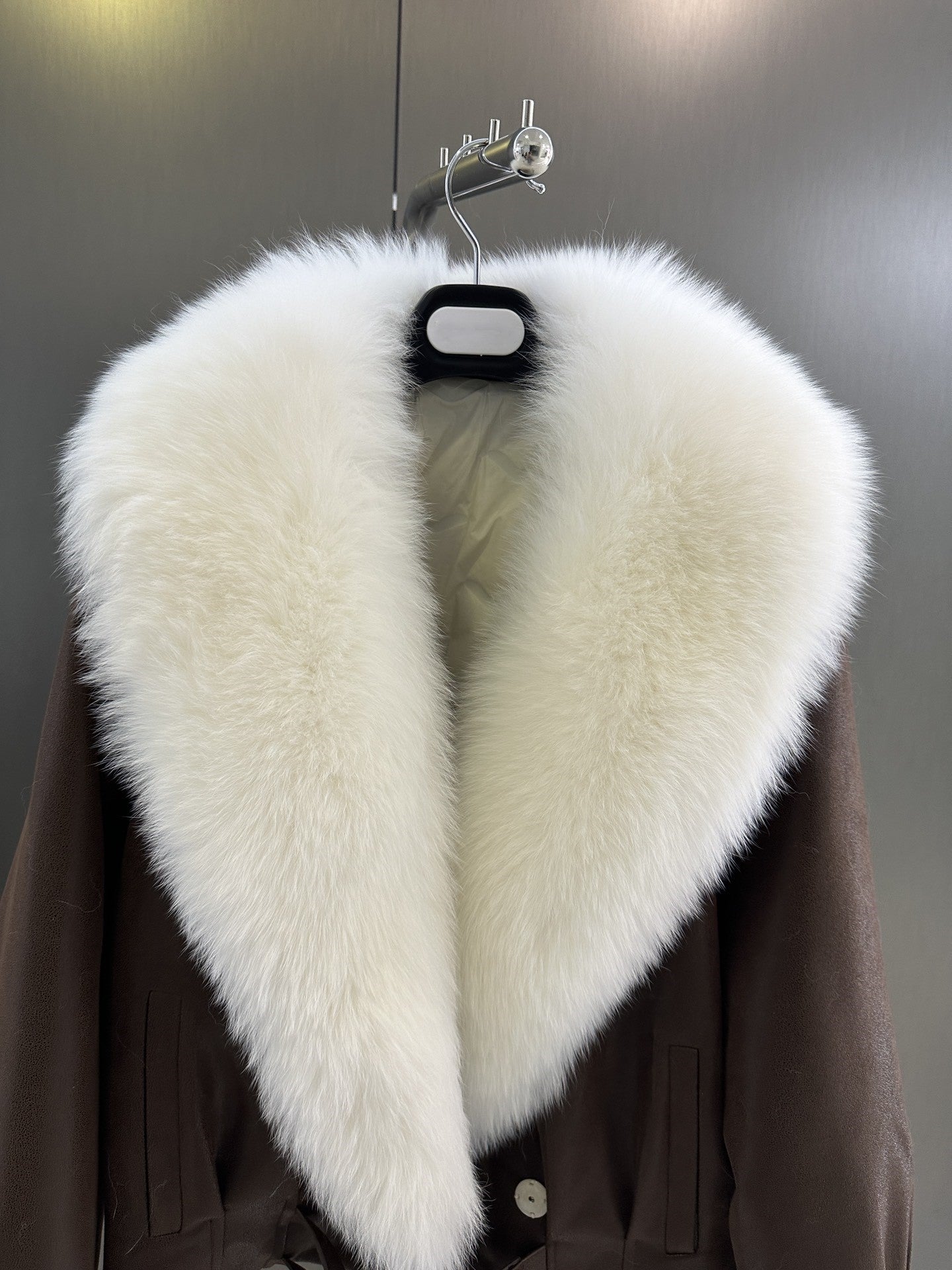 Fur collar thick jacket