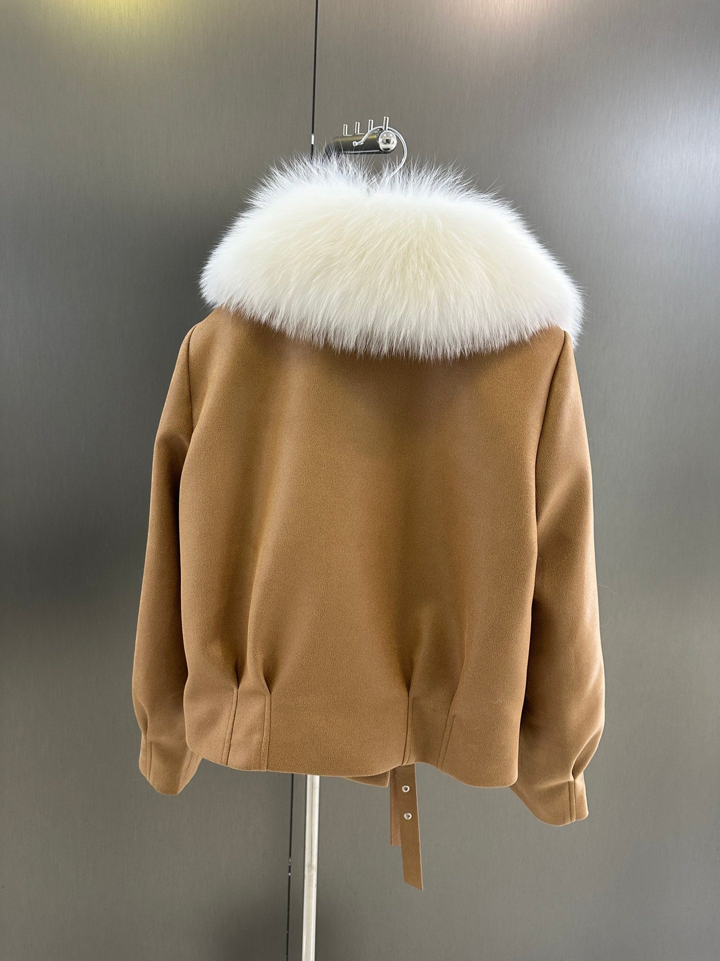 Fur collar thick jacket