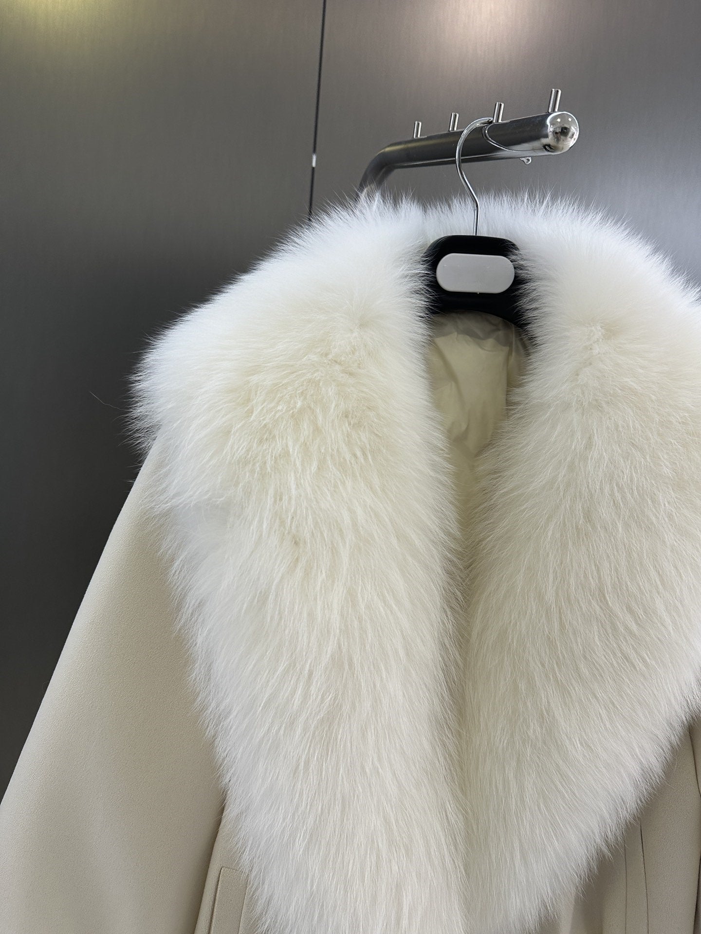 Fur collar thick jacket