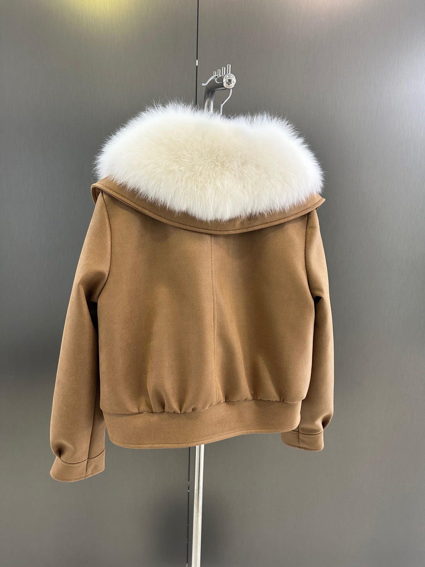Fur collar loose jacket