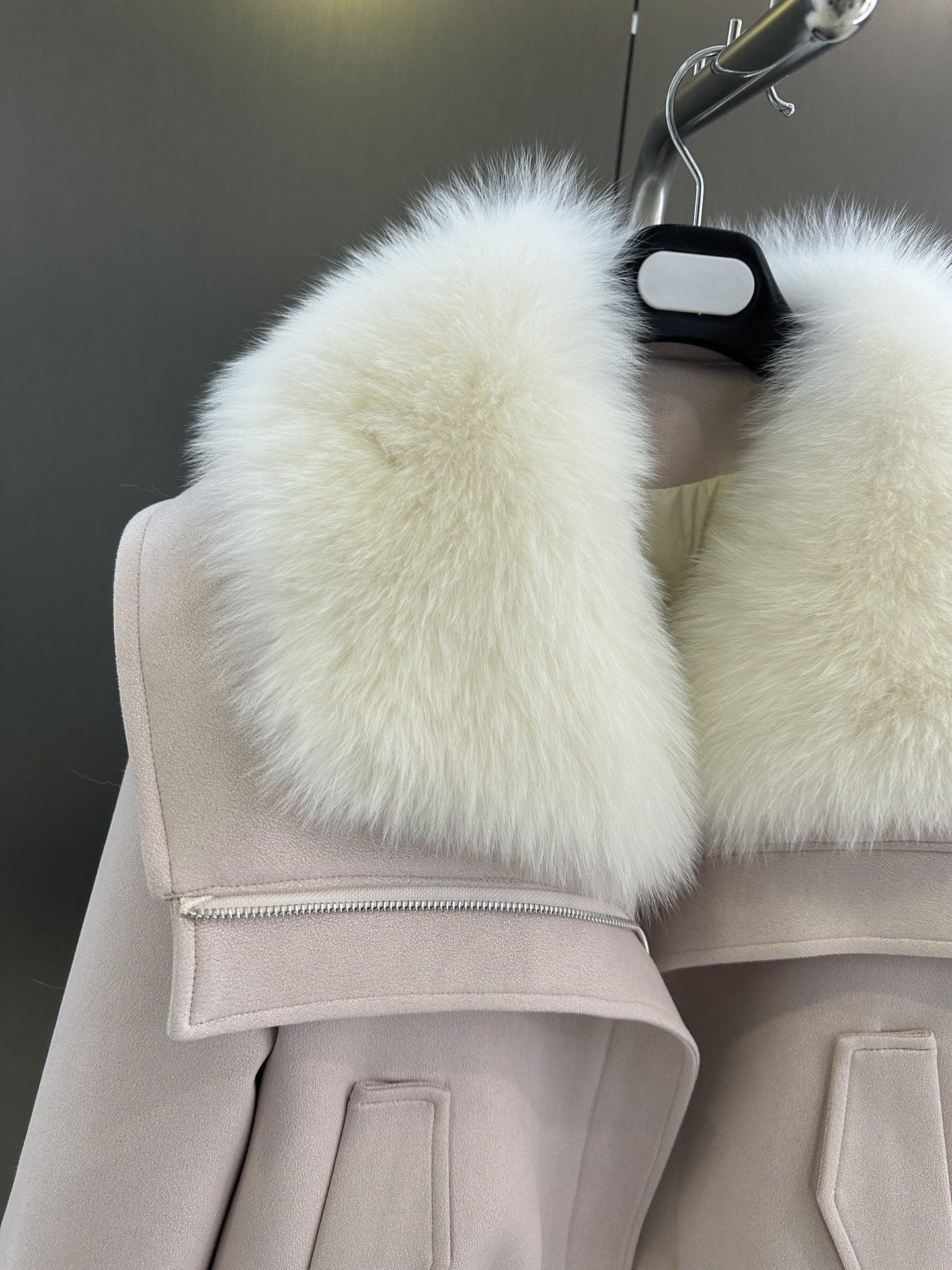 Fur collar loose jacket