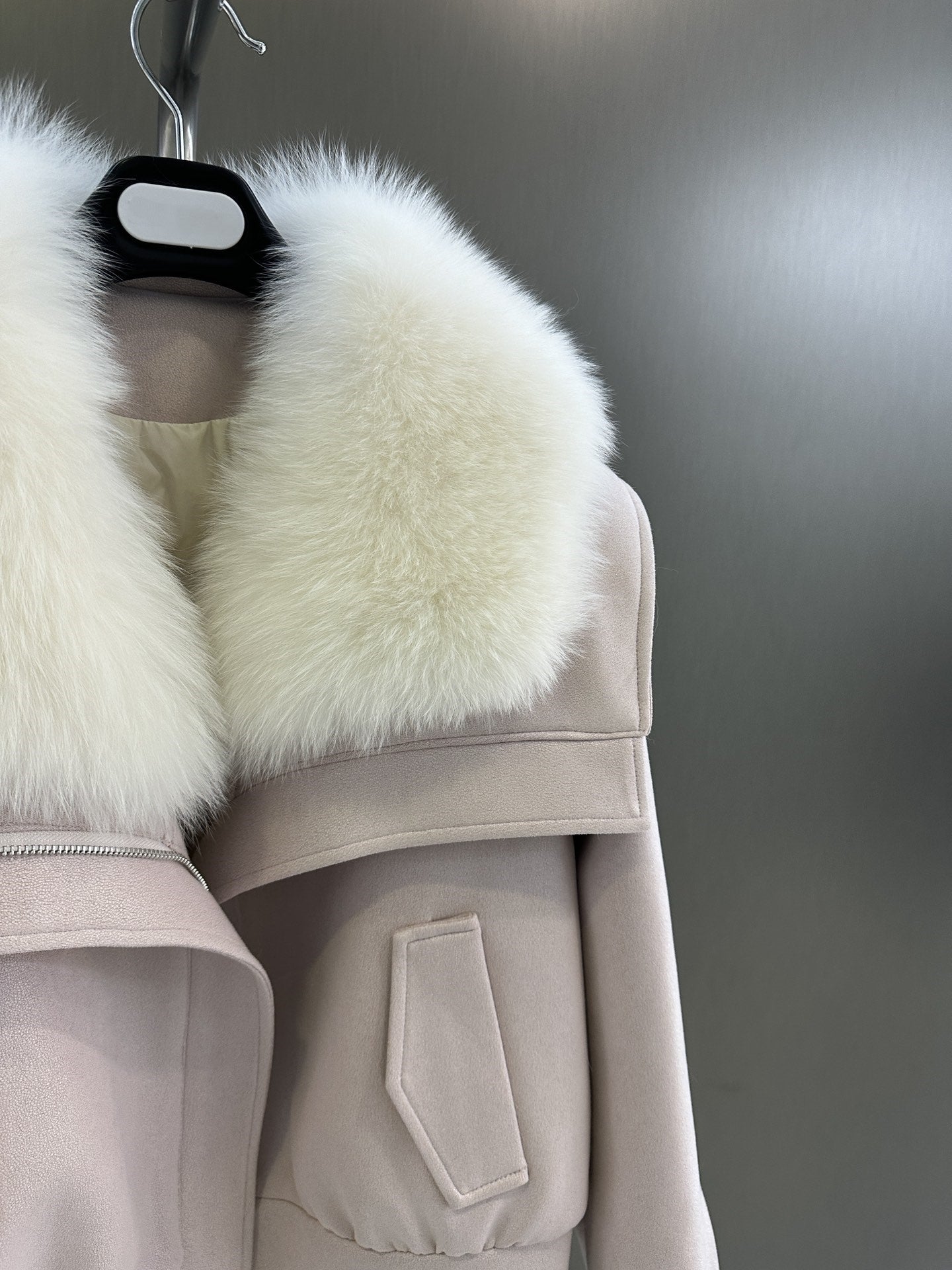 Fur collar loose jacket