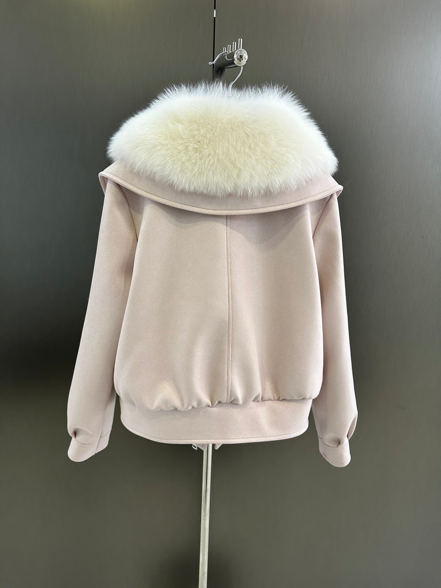 Fur collar loose jacket