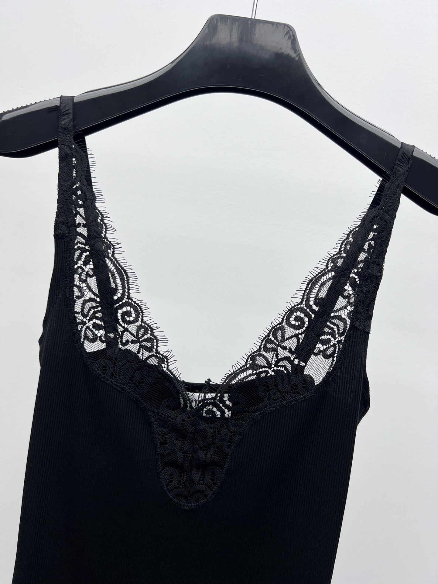 Knitted lace vest