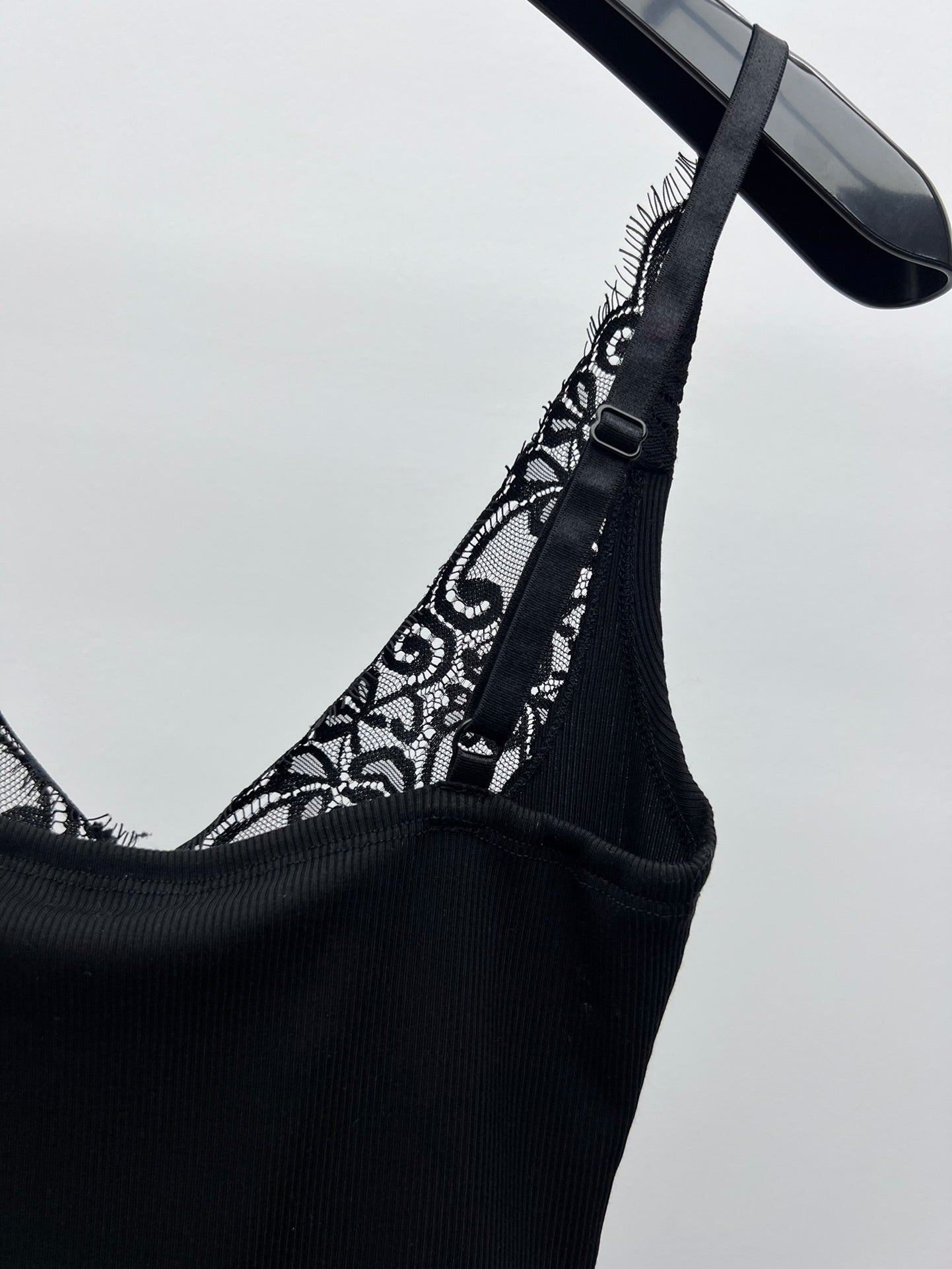 Knitted lace vest