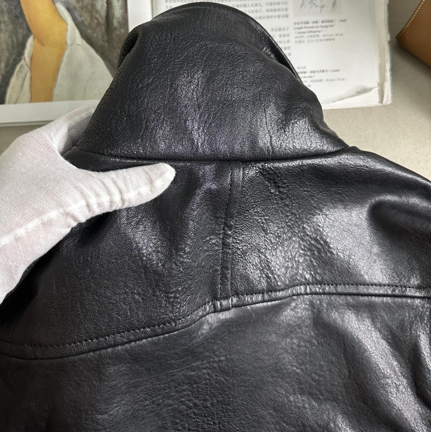 Top quality leather jacket