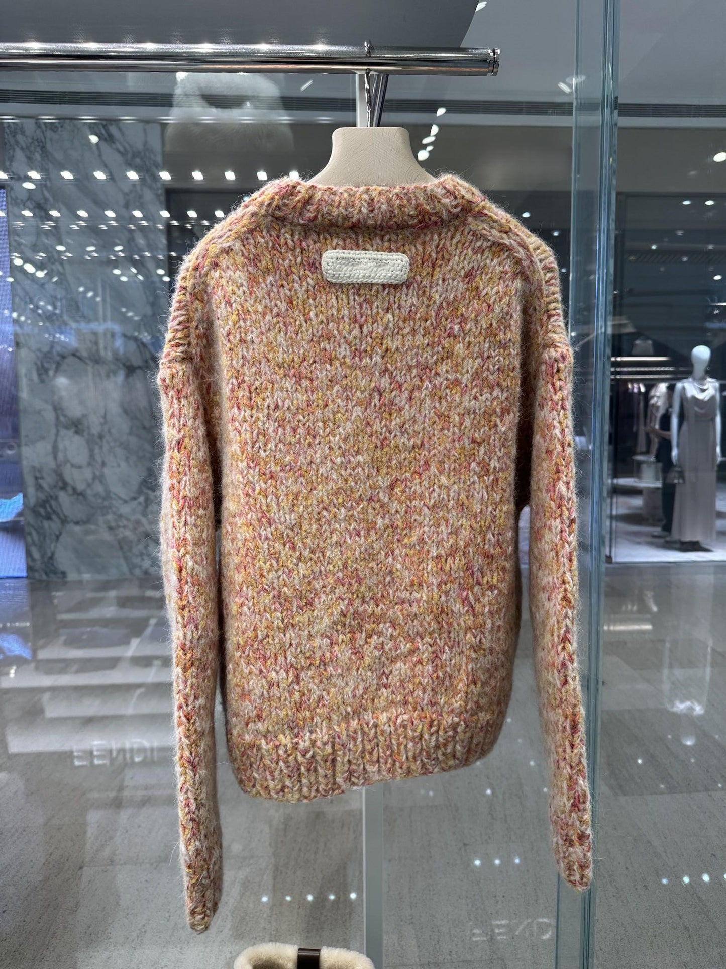 Cashmere crew neck sweater