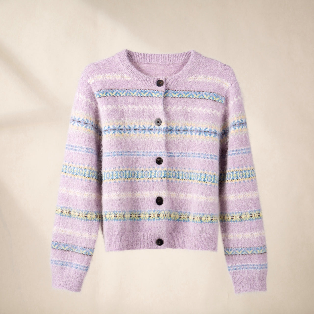 Cashmere knitted cardigan