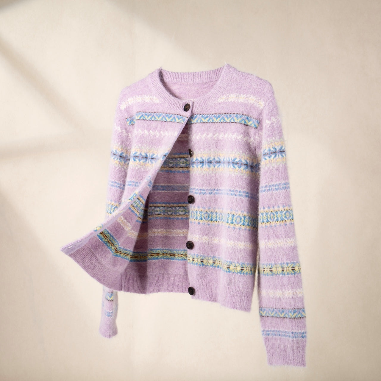 Cashmere knitted cardigan