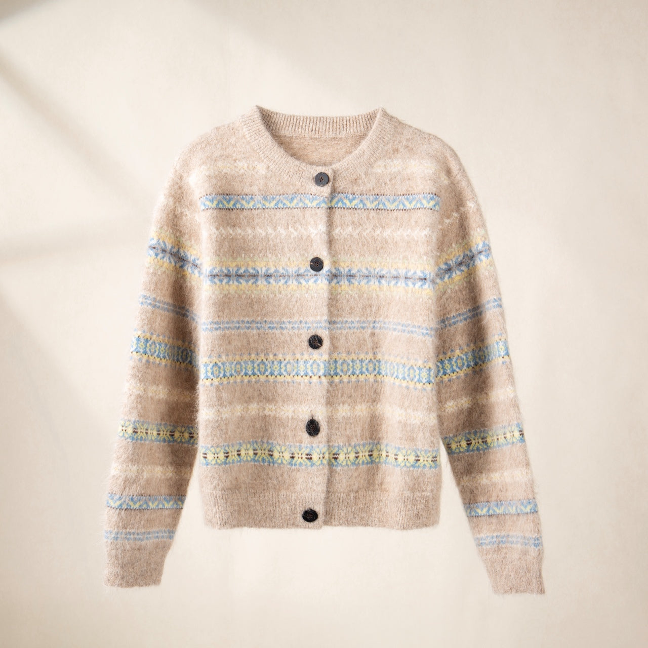 Cashmere knitted cardigan