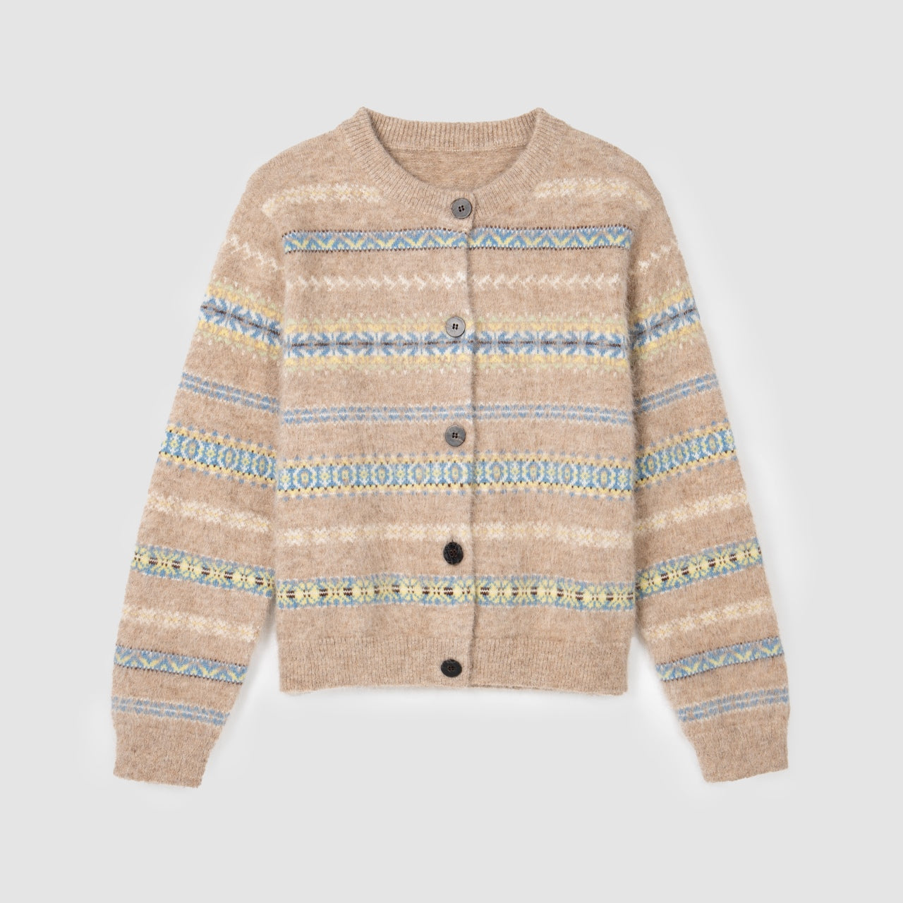 Cashmere knitted cardigan