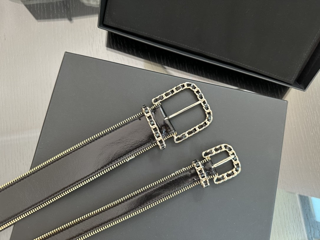 Leather belt