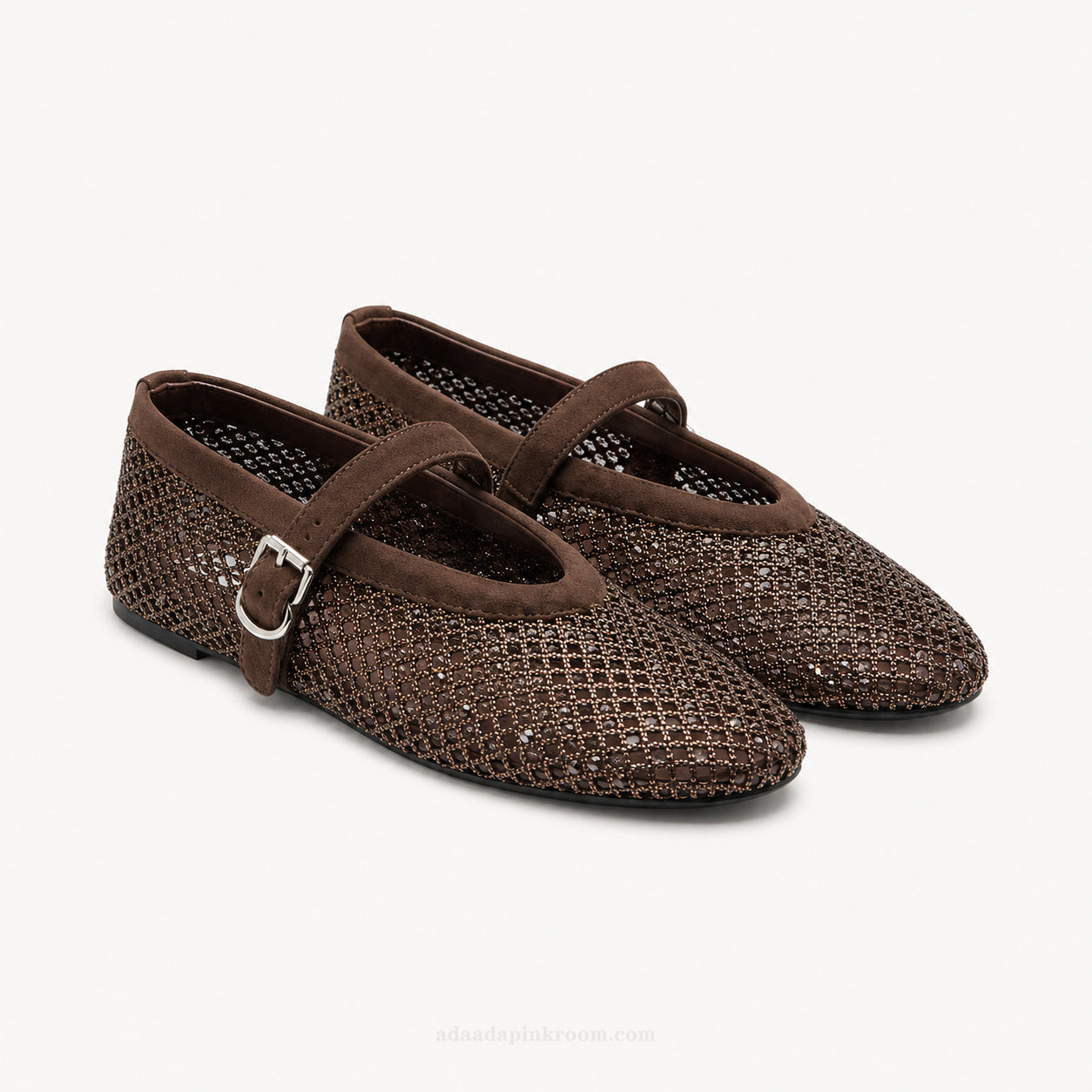 Mesh Mary Jane Flats