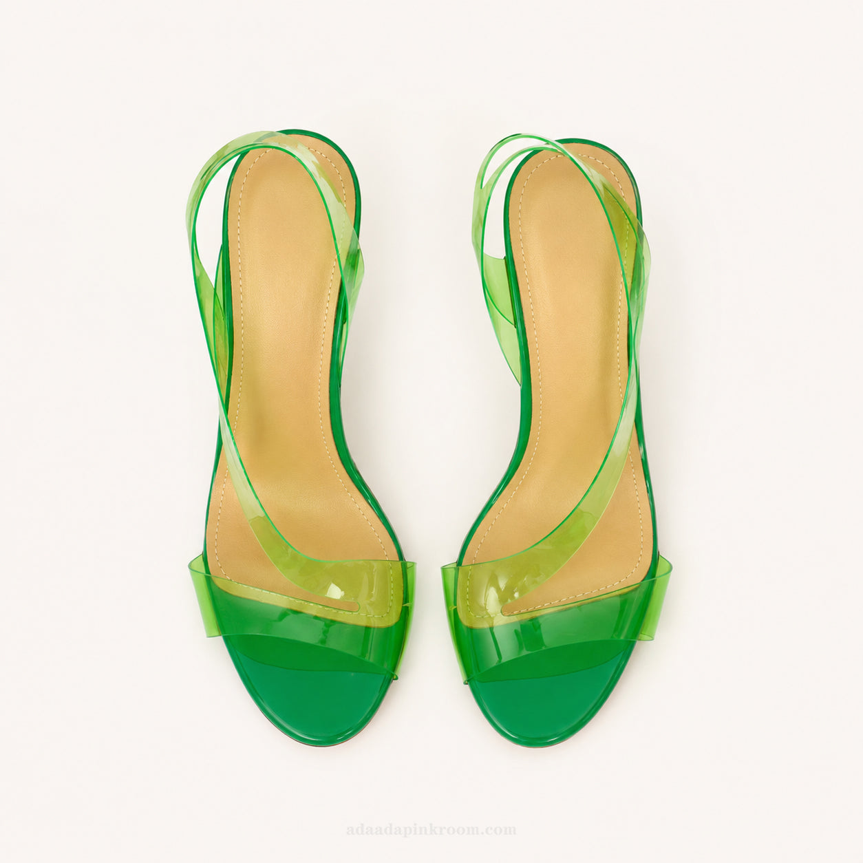 Transparent Heeled Sandals
