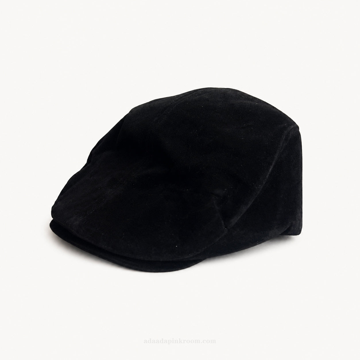 Suede-Effect Flat Cap