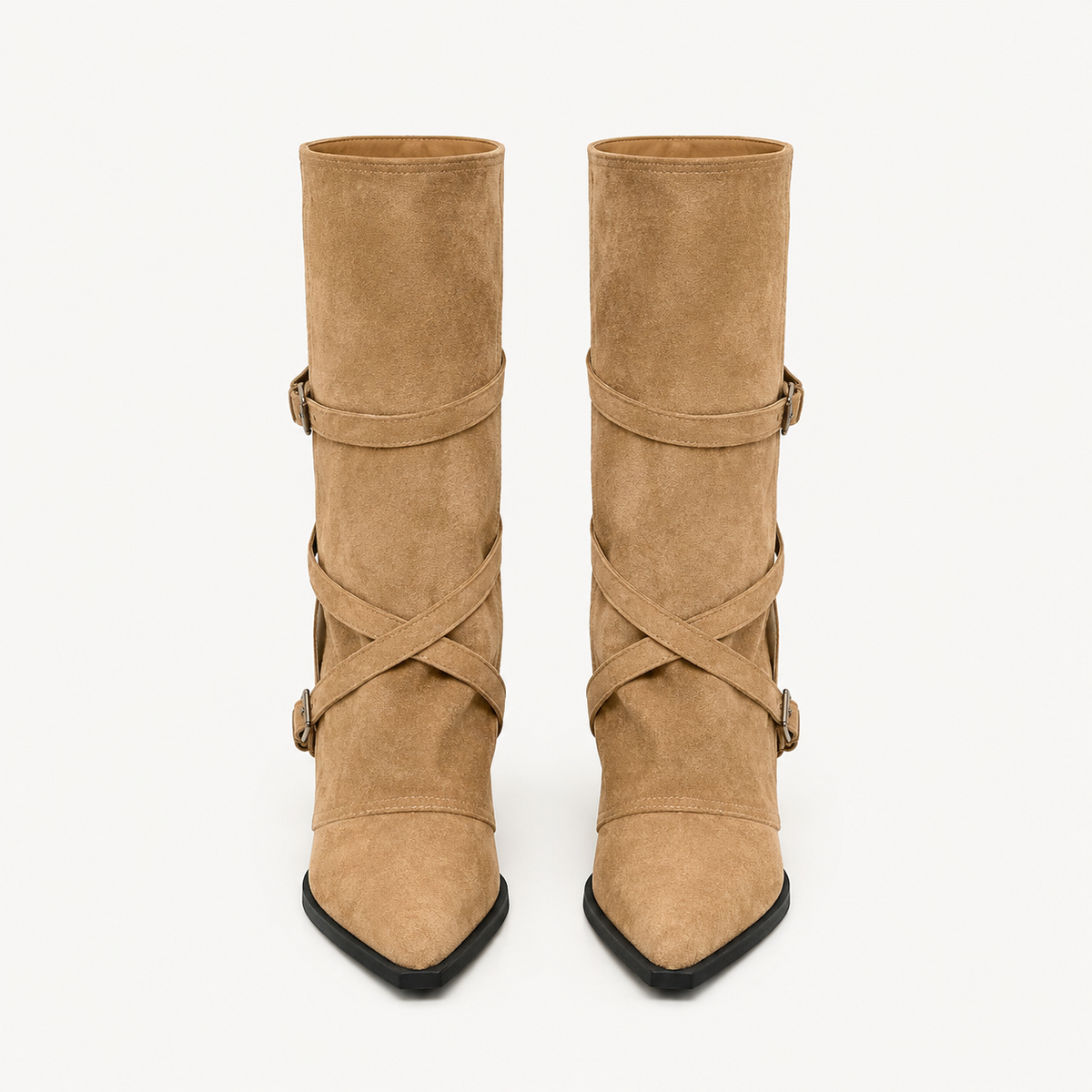 Sienna Buckle Strap Boots