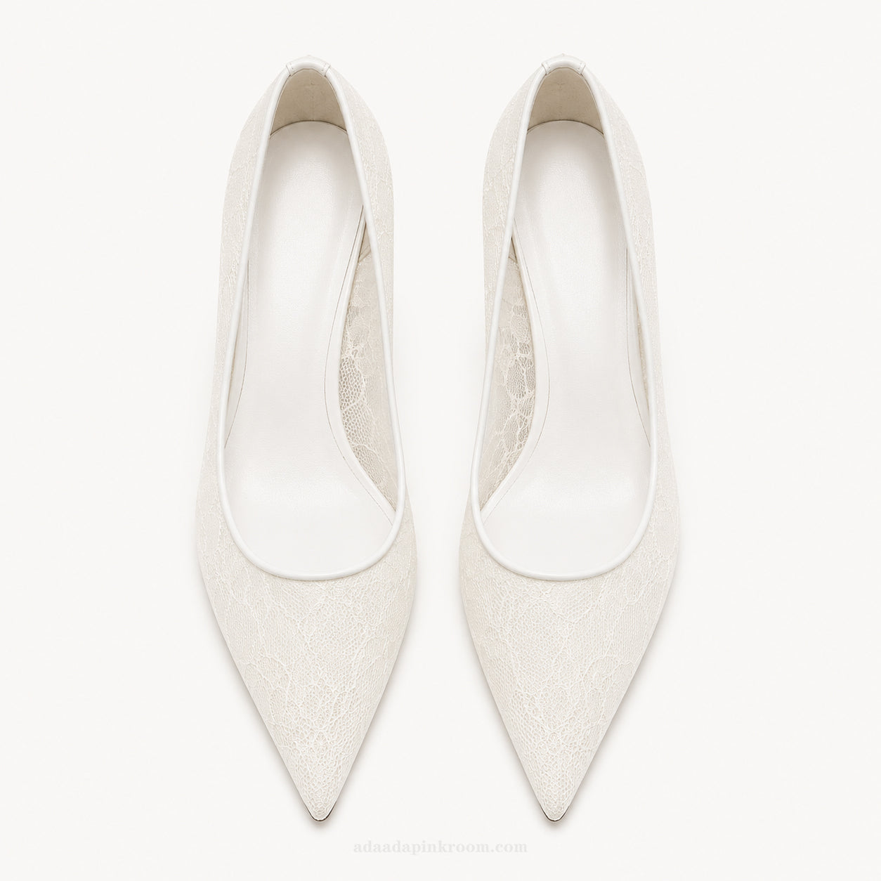 Lace Pointed Heels